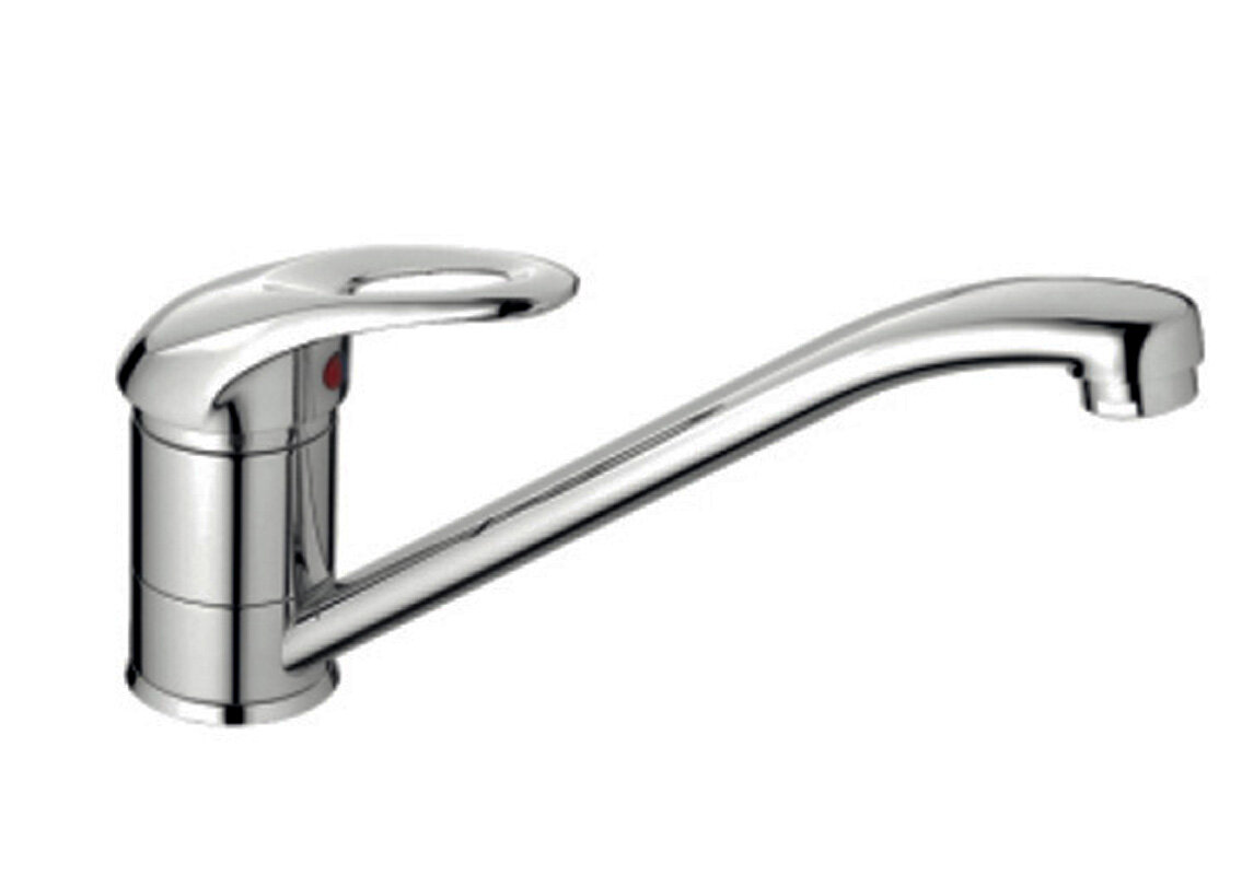 Изображение товара Смеситель для кухонной мойки Cron CN4203 хром однорычажный с поворотным изливом