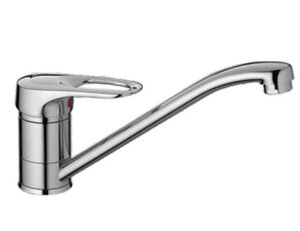 Изображение товара Смеситель для кухонной мойки Cron хром CN4204 однорычажный поворотный излив