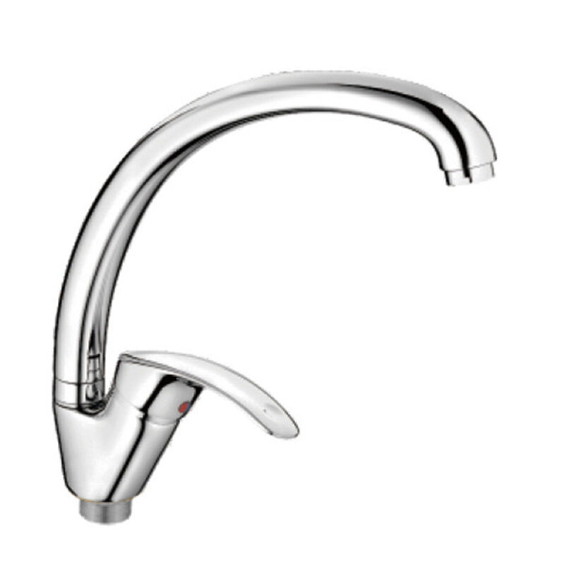 Изображение товара Смеситель для кухонной мойки Cron хром CN4121-2 однорычажный с поворотным изливом