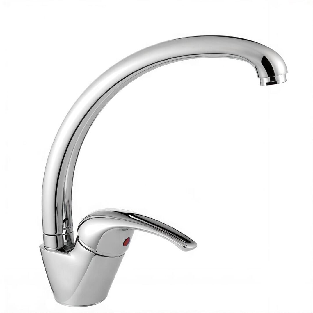 Изображение товара Смеситель для кухонной мойки Cron, хром, CN4129