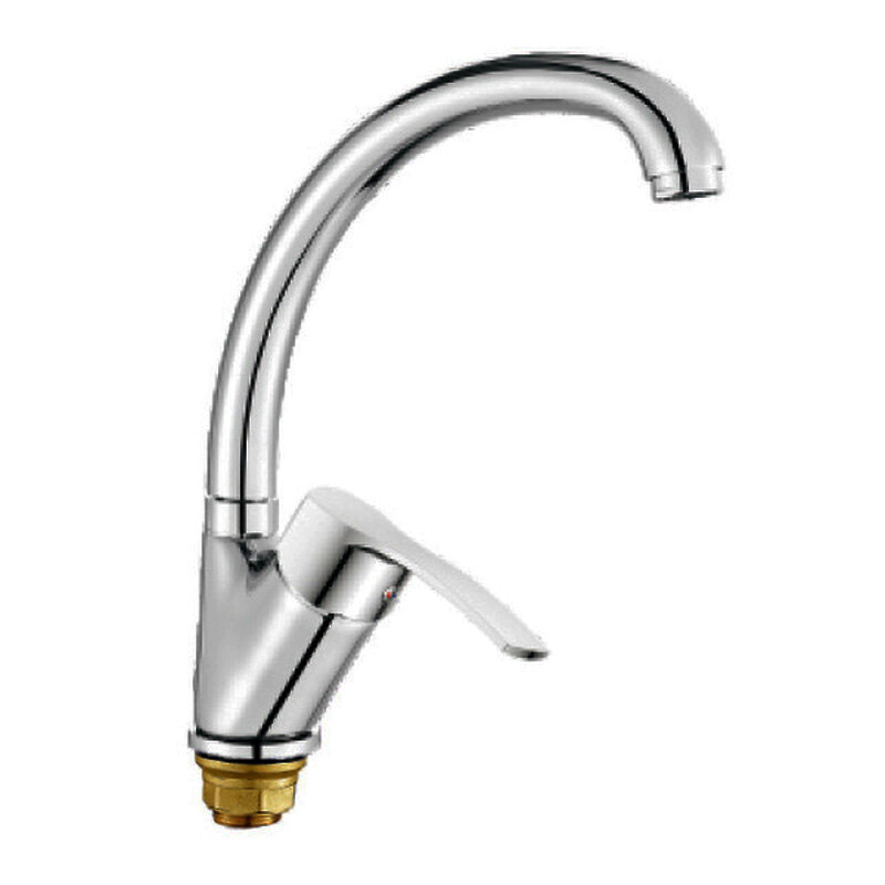 Изображение товара Смеситель для кухонной мойки Cron CN4170-2 хром однорычажный поворотный