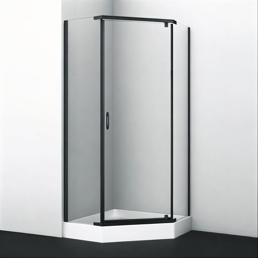 Изображение товара Душевой уголок WasserKRAFT Wiese 84P 84P38, 100 х 100 см, профиль черный, стекло прозрачное Изображение товара Душевой уголок WasserKRAFT Wiese 84P 84P38, 100 х 100 см, профиль черный, стекло прозрачное