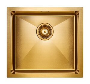 Изображение товара Кухонная мойка Paulmark Wesser PM804844-BG 48 см брашированное золото