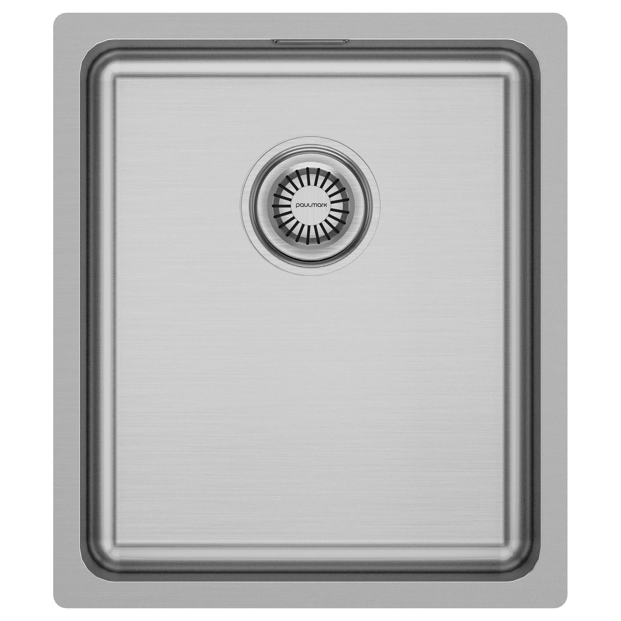 Изображение товара Мойка кухонная Paulmark Vista 38, PM904438-BS, брашированная нержавеющая сталь Изображение товара Мойка кухонная Paulmark Vista 38, PM904438-BS, брашированная нержавеющая сталь