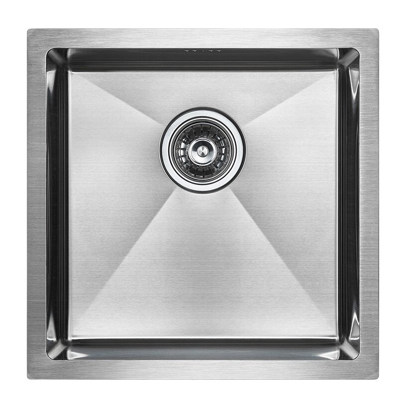 Изображение товара Мойка кухонная Paulmark Gerberg PM254444-BS, 44 см, брашированная нержавеющая сталь Изображение товара Мойка кухонная Paulmark Gerberg PM254444-BS, 44 см, брашированная нержавеющая сталь