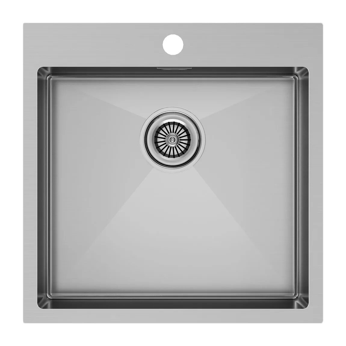 Изображение товара Мойка кухонная Paulmark Kroner 51, PM215151-BS, брашированная нержавеющая сталь Изображение товара Мойка кухонная Paulmark Kroner 51, PM215151-BS, брашированная нержавеющая сталь