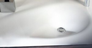 Изображение товара Раковина Armadi Art NeoArt Corian Drop 101 см белая для кухни или ванной