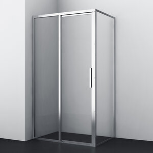 Изображение товара Душевой уголок WasserKRAFT Lopau 32S, 120 х 90 см, профиль хром, стекло прозрачное, 32S07L/R