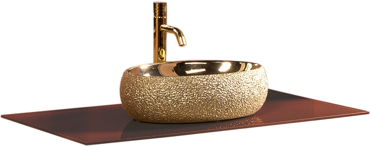 Изображение товара Столешница Armadi Art NeoArt 100 см темно-коричневая прямая