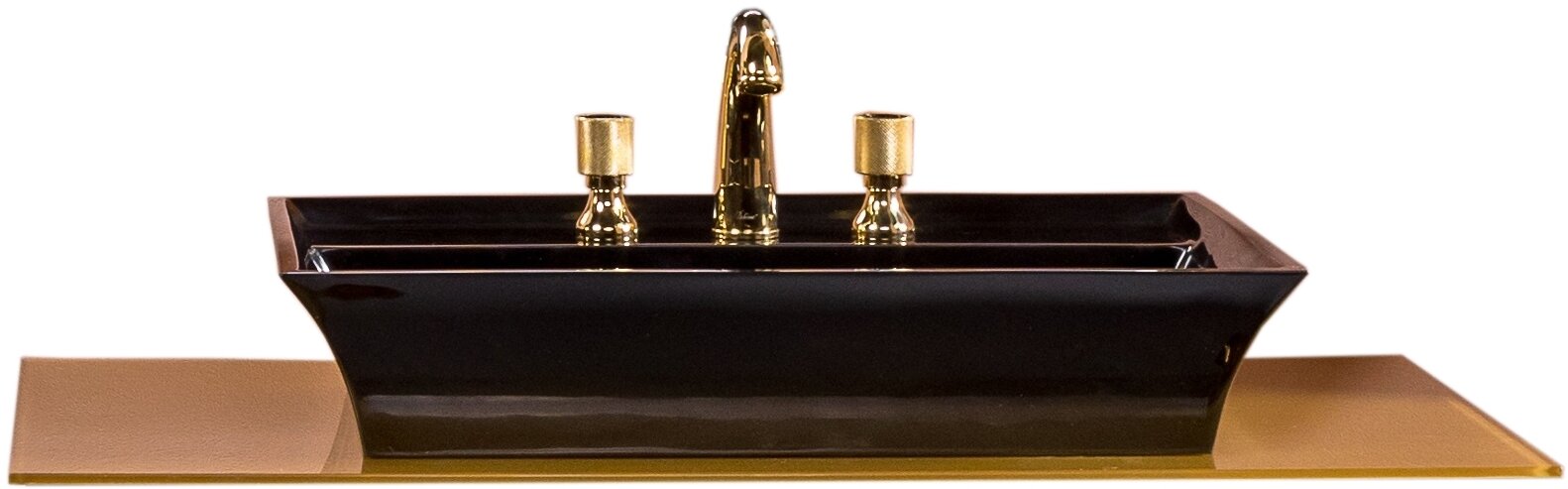 Изображение товара Столешница Armadi Art NeoArt 853-100-G 100 см, прямая, золото