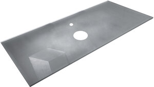 Изображение товара Столешница Armadi Art NeoArt 853-100-S 100 см, прямая, серебро