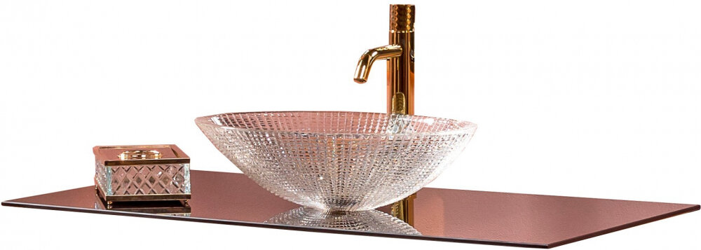 Изображение товара Столешница Armadi Art NeoArt 110 см, черный, стекло, прямая форма