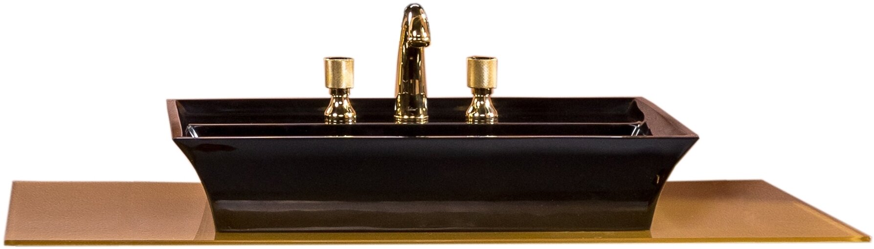 Изображение товара Столешница Armadi Art NeoArt 110 см прямая золото италия