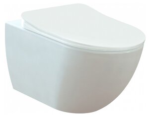 Изображение товара Подвесной безободковый унитаз Creavit Free, белый, FE322-11CB00E-0000 (FE322.00100)