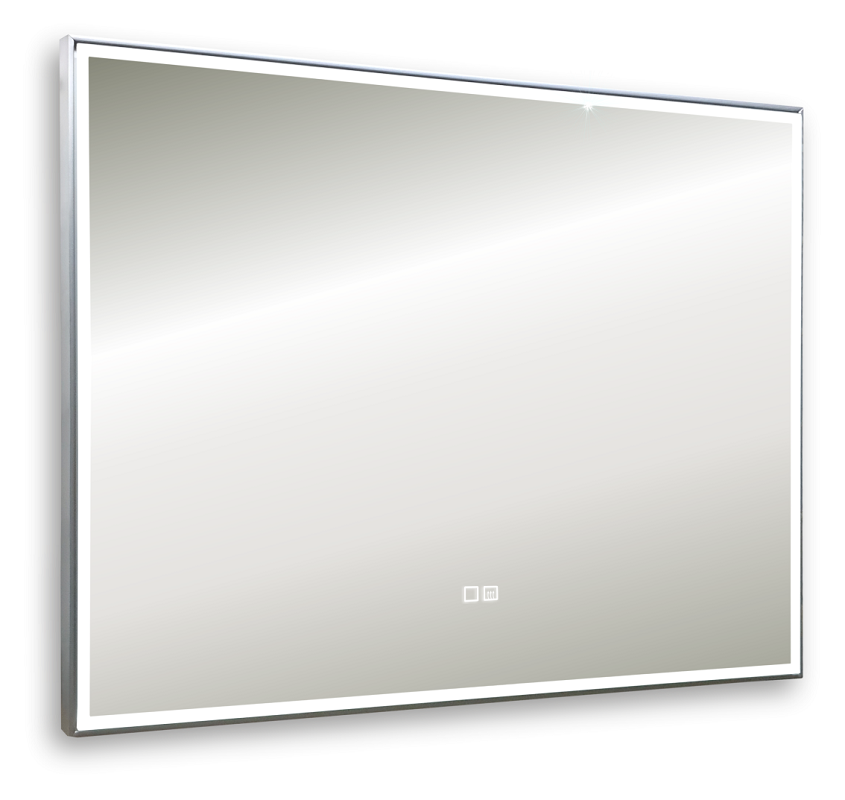 Изображение товара Зеркало Silver Mirrors Santana 100х80 см с LED-подсветкой и подогревом
