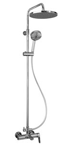 Изображение товара Душевая система Jacob Delafon Aleo 2.0 для ванны и душа хром, гарантия 5 лет