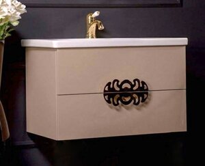 Изображение товара Тумба под раковину Armadi Art NeoArt 80 см подвесная, капучино, 830-080-CP