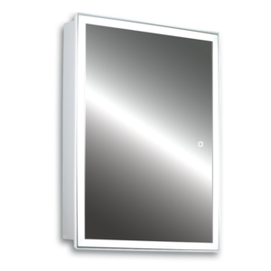 Изображение товара Зеркальный шкаф Silver Mirrors Киото flip 60 х 80 см, с LED-подсветкой, розеткой и сенсором, LED-00002474