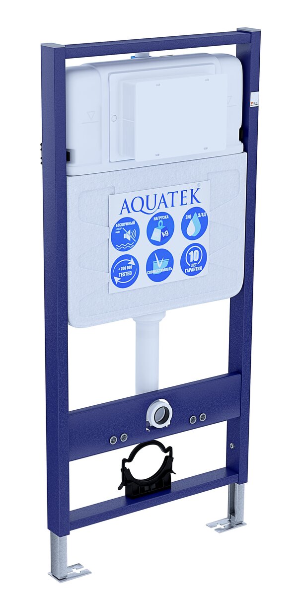 Изображение товара Инсталляция для подвесного унитаза Aquatek Standart INS-0000012 50 см с звукоизоляцией