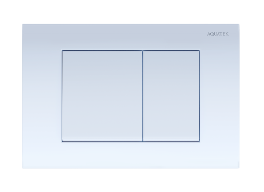 Изображение товара Панель смыва Aquatek KDI-0000009 001A белая квадратная для унитаза