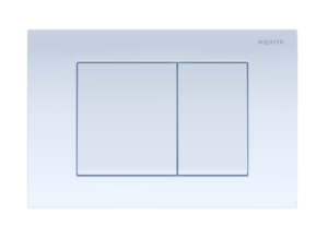 Изображение товара Панель смыва Aquatek KDI-0000009 001A белая квадратная для унитаза