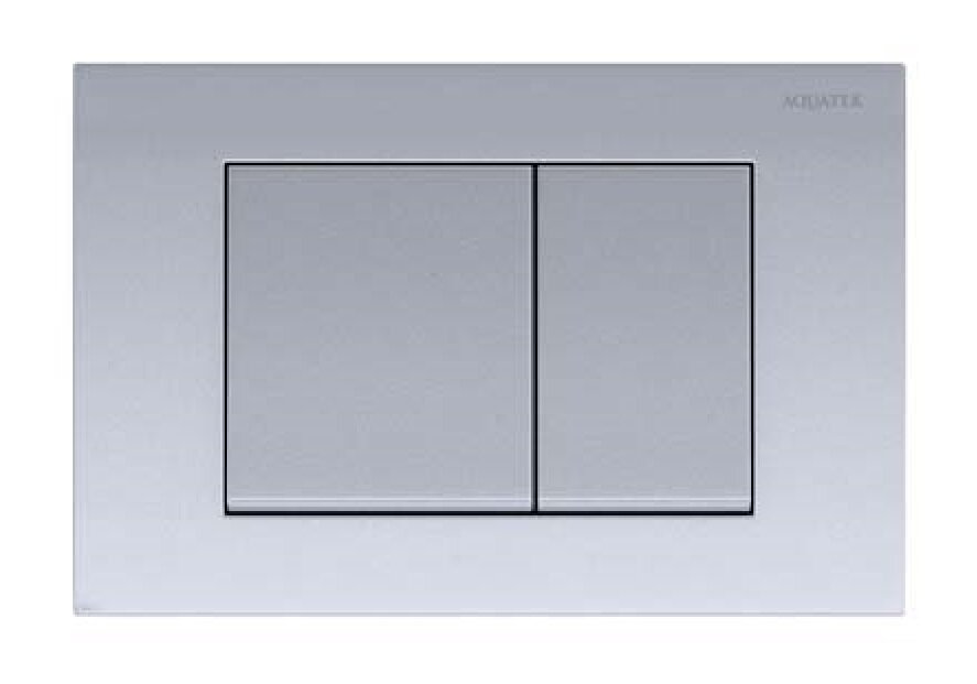 Изображение товара Панель смыва Aquatek с квадратными клавишами хром матовый KDI-0000011 (001C)