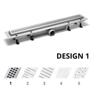 Изображение товара Дренажный канал PlastBrno Design 1, 65 см, SZA1650