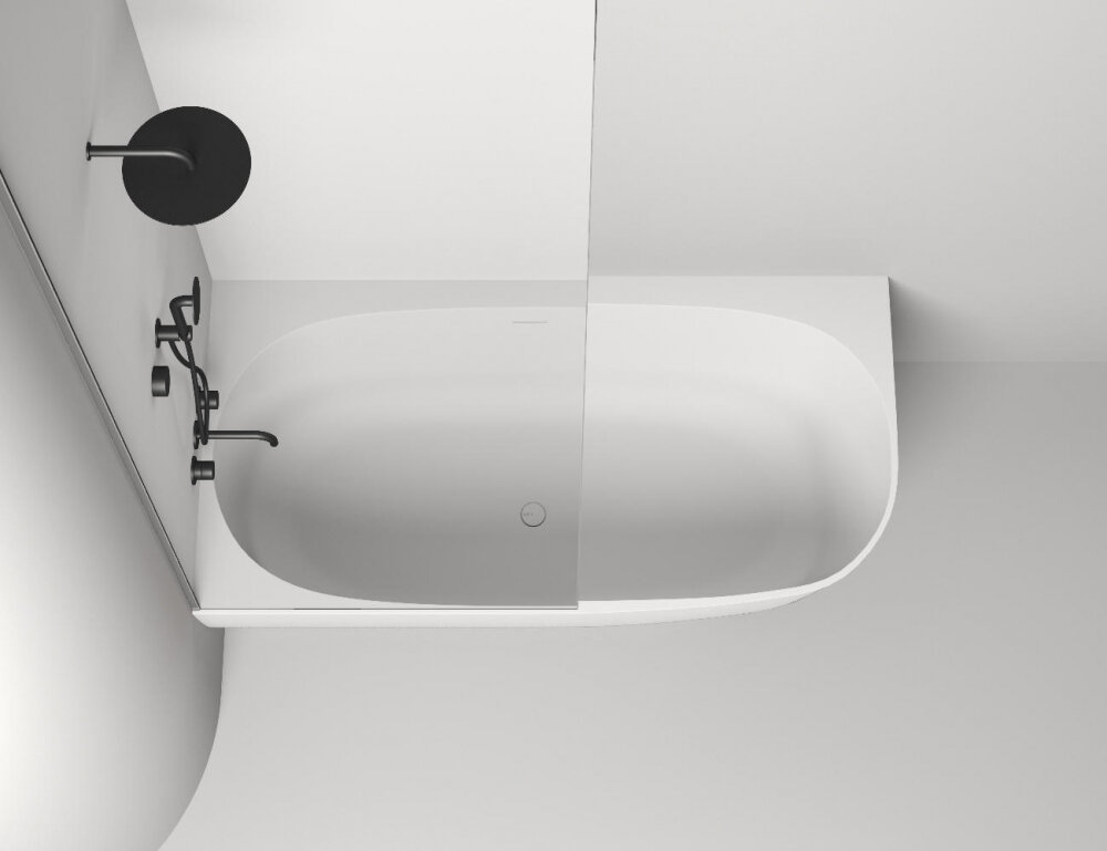 Изображение товара Ванна угловая Salini Sofia Corner 170x85 см белый матовый Россия Италия