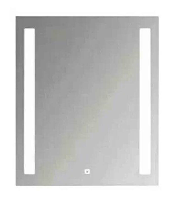 Изображение товара Зеркало Haiba с LED-подсветкой 50 х 70 см, хром, сенсорное HB663