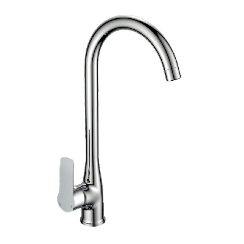 Изображение товара Смеситель для кухонной мойки Cron CN76095 хром однорычажный с поворотным изливом