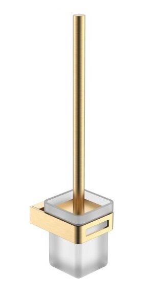 Изображение товара Ершик для унитаза Boheme Q матовое золото настенный латунь стекло 10954-MG