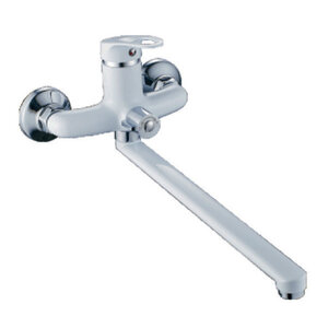 Изображение товара Смеситель для ванны и душа Cron, с душевым гарнитуром, белый/хром, CN2213-8