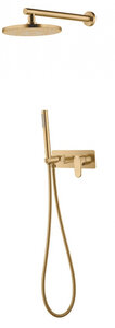 Изображение товара Душевая система Boheme Spectre 454-BR с верхним и ручным душем бронза Италия