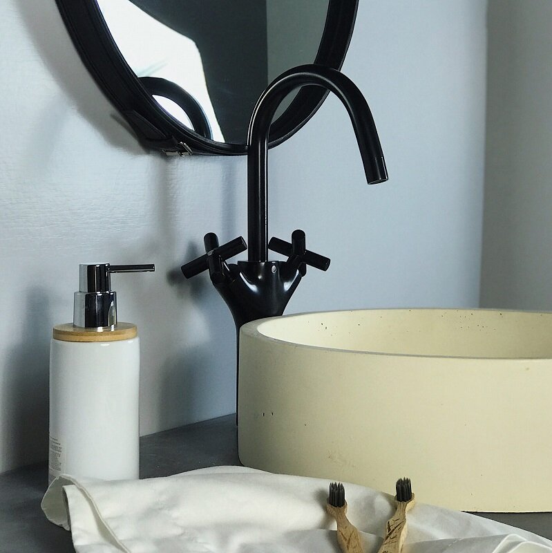 Изображение товара Раковина Onlybeton Ореол 0111002205 40 см, молочный матовый