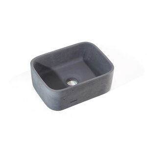 Изображение товара Раковина Onlybeton Оазис 31 х 23 см тёмно-серая