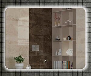 Изображение товара Зеркало Armadi Art Vallessi 544/2 80 см с тыльной подсветкой, хром, IP24