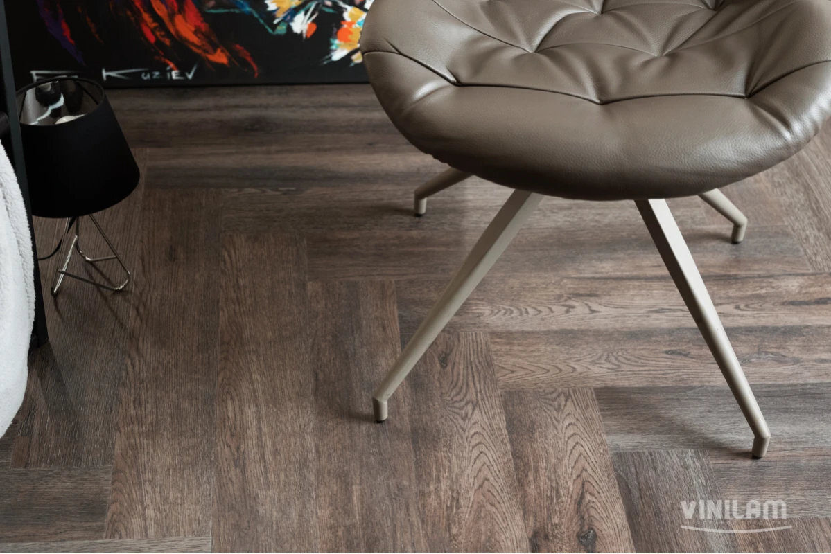 Изображение товара Виниловый ламинат Vinilam Parquet Herringbone Паркет Донателло IS11211, планка 12 х 72 см, интегрированная подложка IXPE, замковый Изображение товара Виниловый ламинат Vinilam Parquet Herringbone Паркет Донателло IS11211, планка 12 х 72 см, интегрированная подложка IXPE, замковый