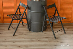 Изображение товара Виниловый ламинат Vinilam Click Дуб Дамп 8838, планка 18.1 х 122 см, замковый 