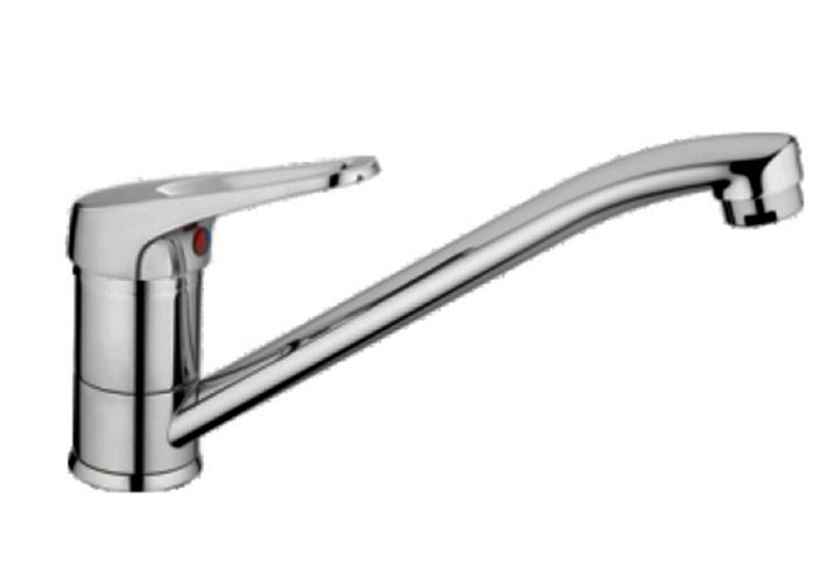 Изображение товара Смеситель для кухонной мойки Cron CN4213 хром однорычажный поворотный