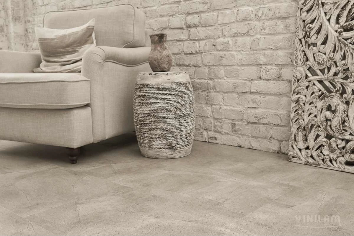 Изображение товара Виниловый ламинат Vinilam Ceramo Stone Бетонная Смесь 8 мм с фактурой "Shale" Изображение товара Виниловый ламинат Vinilam Ceramo Stone Бетонная Смесь 8 мм с фактурой "Shale"