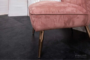 Изображение товара Виниловый ламинат Vinilam Ceramo Stone Сланцевый Чёрный 61607 47х94 см интегрированная пробковая по