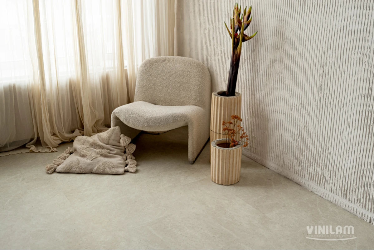 Изображение товара Виниловый ламинат Vinilam Ceramo Stone Тихая Бухта 71612, плитка 47 х 94 см, интегрированная пробковая подложка, замковый Изображение товара Виниловый ламинат Vinilam Ceramo Stone Тихая Бухта 71612, плитка 47 х 94 см, интегрированная пробковая подложка, замковый