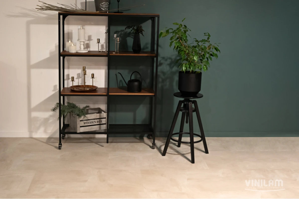 Изображение товара Напольное покрытия Vinilam Ceramo Glue Бетон Белый - бирюзово-бежевый эффект 480×950 мм Изображение товара Напольное покрытия Vinilam Ceramo Glue Бетон Белый - бирюзово-бежевый эффект 480×950 мм