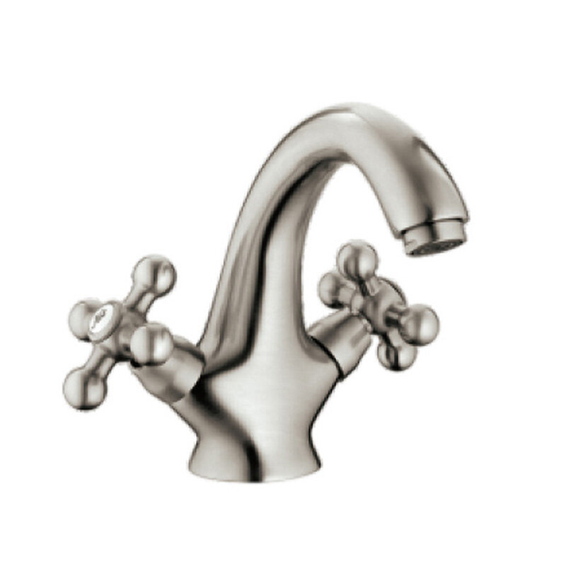 Изображение товара Смеситель для раковины Cron сатин двухвентильный, 12.6 см, CN1019-5