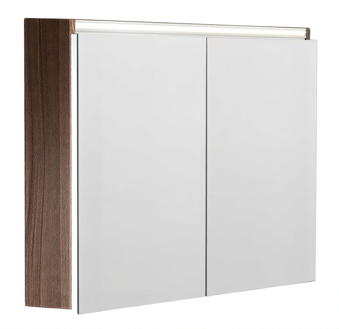 Изображение товара Зеркальный шкаф Armadi Art Vallessi 546-D 100 см с подсветкой, dark oak