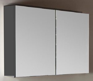 Изображение товара Зеркальный шкаф Armadi Art Vallessi 100 см с подсветкой антрацит матовый
