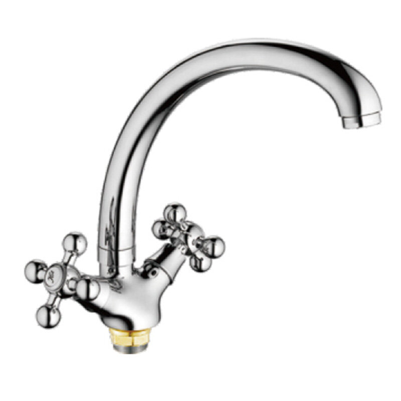 Изображение товара Смеситель для кухонной мойки Cron CN4219-2 хромик надежный и стильный