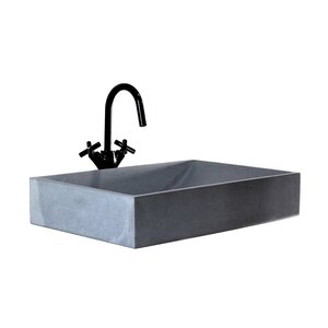 Изображение товара Раковина Onlybeton Волна 60 х 40 см из бетона прямоугольная