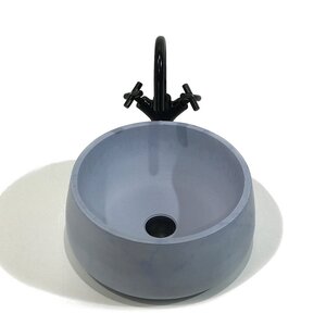 Изображение товара Раковина Onlybeton Чаша 0111004201 39 см, накладная, серый матовый