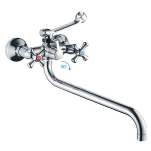 Изображение товара Смеситель для ванны и душа Cron, с душевым гарнитуром, хром, CN2642-2